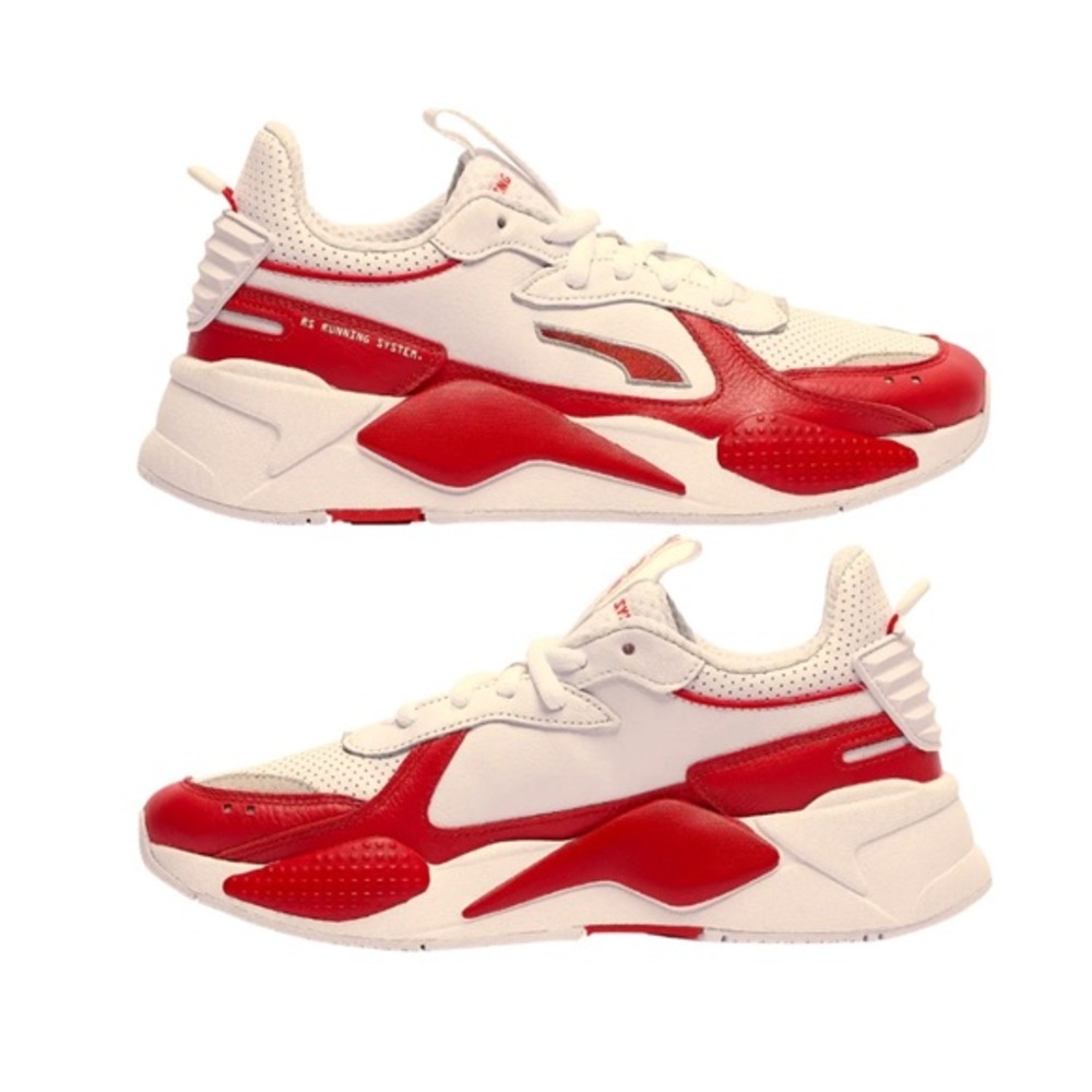Puma RS-X Red White Running Sneakers Shoes 374486-03 Men Size 12